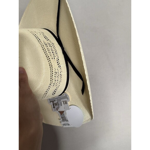 Twister 20x Pre-Shaped Straw Cowboy Hat Size Medium M - Picture 5 of 5